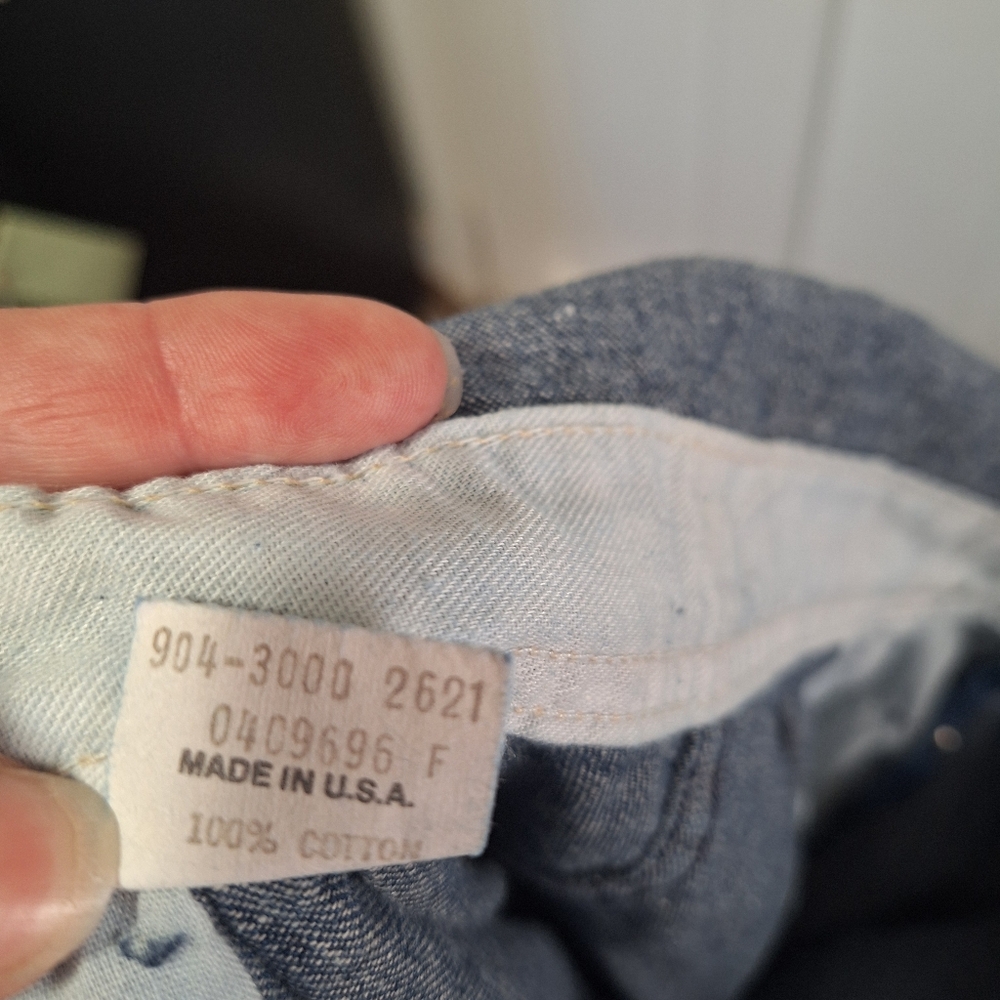 Vintage Osh Kosh Denim Overalls Jumper Dress, Sz 14 Girls STILL HAS TAGS - Picture 11 of 11